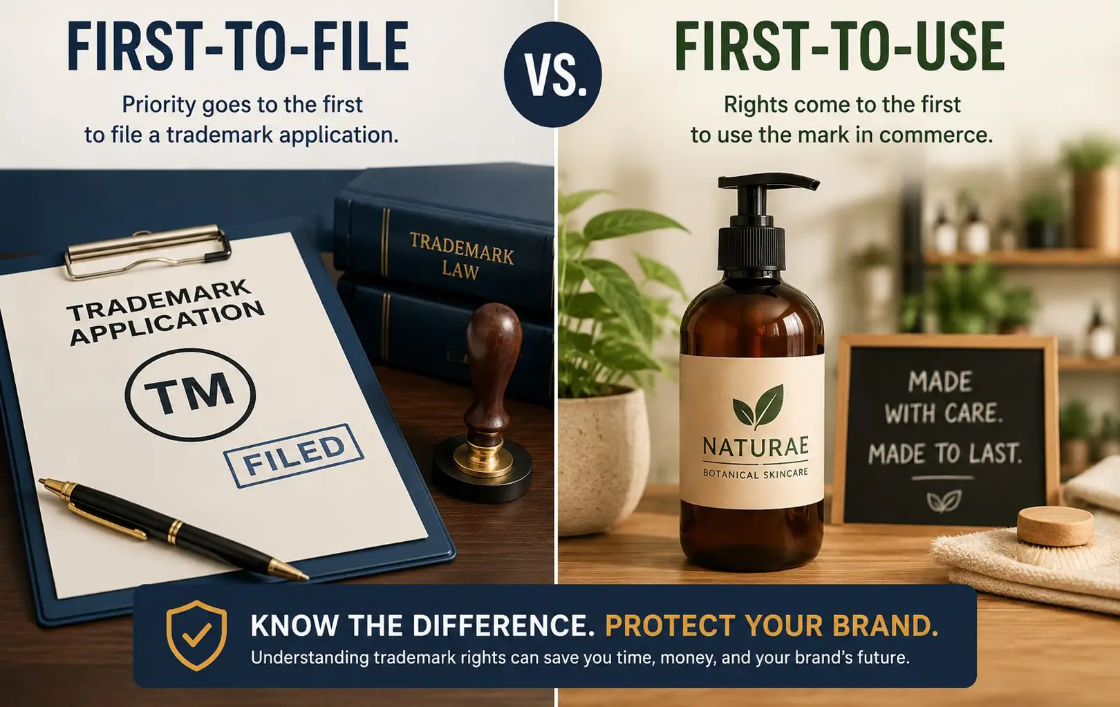 First-to-File vs. First-to-Use: Why Understanding the Difference Can Save Your Brand